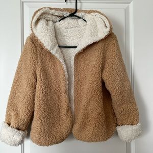 Women’s Casual Lapel Fleece Fuzzy Jacket